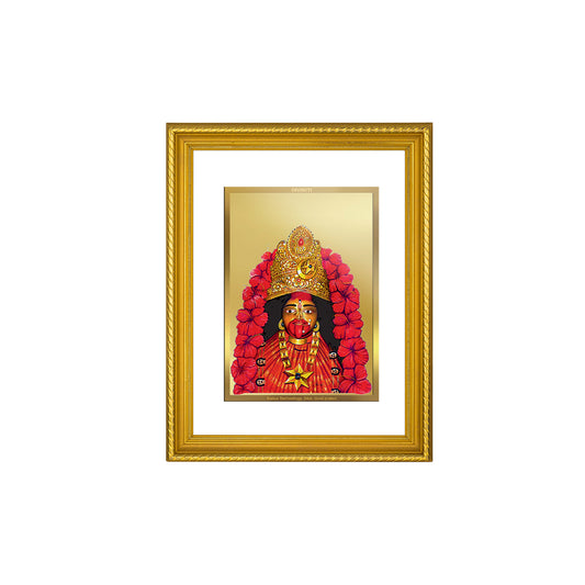 DIVINITI 24K Gold Plated Maa Tara Wall Photo Frame for Home Decor, Wall Hanging, Table Top, Puja Room & Gift DG056S3 (27.6X35.4 CM)