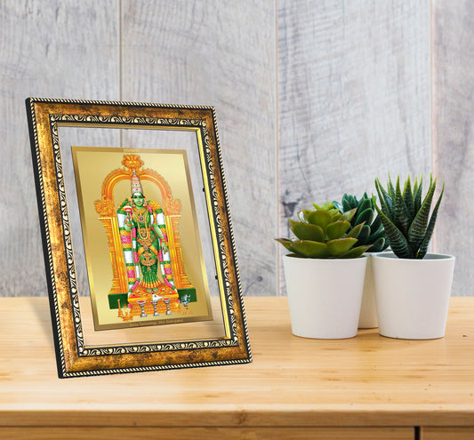 DIVINITI Meenakshi Gold Plated Wall Photo Frame, Table Decor| DG Frame 113 Size 2.5 and 24K Gold Plated Foil (29 CM X 23.7 CM)