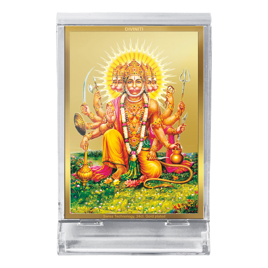 Hanuman Ji Gold Leaf Frame | Buy Gift Items online at rinayra.com