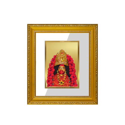 DIVINITI 24K Gold Plated Foil Maa Tara Wall Photo Frame Religious Photo Frame Idol for Home & Office Decor Prayer, Gifts Items DG 101 Size 1 (15.3x14.9 CM)