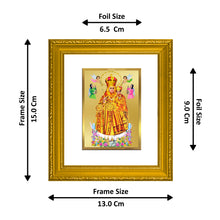 Load image into Gallery viewer, DIVINITI Lady of Health Gold Plated Wall Photo Frame| DG Frame 101 Wall Photo Frame and 24K Gold Plated Foil| Religious Photo Frame Idol For Prayer, Gifts Items (15.5CMX13.5CM)
