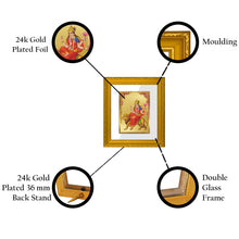Load image into Gallery viewer, DIVINITI Katyani Mata Gold Plated Wall Photo Frame| DG Frame 101 Wall Photo Frame and 24K Gold Plated Foil| Religious Photo Frame Idol For Prayer, Gifts Items (15.5CMX13.5CM)
