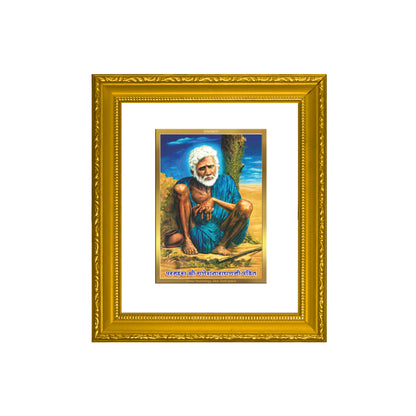 DIVINITI 24K Gold Plated Foil Ganesh Narayan Wall Photo Frame Religious Photo Frame Idol for Home & Office Decor Prayer, Gifts Items DG 101 Size 1 (15.3x14.9 CM)