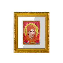 Load image into Gallery viewer, DIVINITI Dayanand Saraswati Gold Plated Wall Photo Frame| DG Frame 101 Wall Photo Frame and 24K Gold Plated Foil| Religious Photo Frame Idol For Prayer, Gifts Items (15.5CMX13.5CM)
