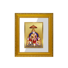 Load image into Gallery viewer, DIVINITI Agrasen Maharaj Gold Plated Wall Photo Frame| DG Frame 101 Wall Photo Frame and 24K Gold Plated Foil| Religious Photo Frame Idol For Prayer, Gifts Items (15.5CMX13.5CM)
