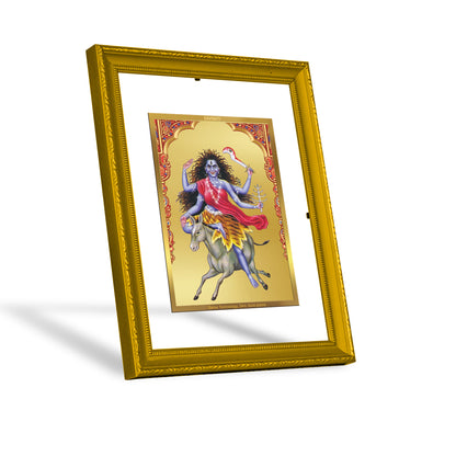 DIVINITI 24K Gold Plated Narasimha Premium Photo Frame Idol for Wall Hanging, Workshop, Table Top, Home Decor, Luxury Gift|DG113 Size 2 (22.6x18.4 CM)