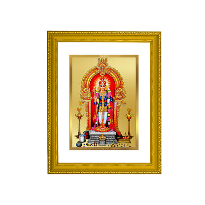 DIVINITI 24K Gold Plated Raja Alangaram Exquisite Photo Frame Idol for Home & Office Decor, Wall Hanging, Workshop, Table Top, Gift|DG101 Size 2 (22.6x18.4 CM)