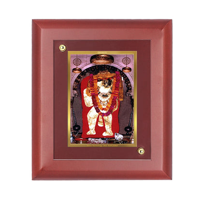 DIVINITI 24K Gold Plated Foil Mehandipur Balaji Wall Photo Frame Idol for Puja Room, Home Decor, Table Top, Gift|MDF Size 1 (16.7x14.2 CM)