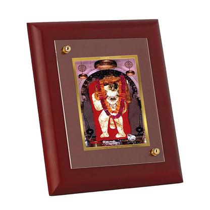 DIVINITI 24K Gold Plated Foil Mehandipur Balaji Wall Photo Frame Idol for Puja Room, Home Decor, Table Top, Gift|MDF Size 1 (16.7x14.2 CM)