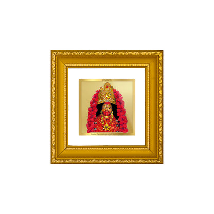 DIVINITI 24K Gold Plated Foil Goddess Tara Photo Frame Idol for Wall Hanging, Puja Room, Table Top, Home Decor, Workshop, Gifts|DG101S1A (10x10 CM)