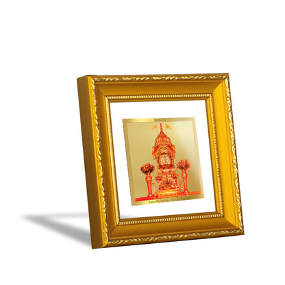 DIVINITI 24K Gold Plated Rani Sati Photo Frame Idol for Puja Room, Wall Hanging, Table Top, Home Decor, Workshop, Gifts|DG101S1A (10x10 CM)