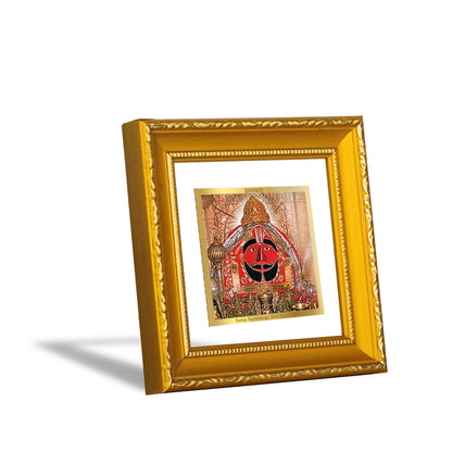 DIVINITI 24K Gold Plated Salasar Balaji Photo Frame Idol for Puja Room, Wall Hanging, Table Top, Home Decor, Workshop, Gifts|DG101S1A (10x10 CM)