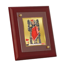 Load image into Gallery viewer, DIVINITI 24K Gold Plated Foil Dwarkadhish Wall Photo Frame, Table Decor Wooden Wall Photo Frame and Religious Photo Frame Idol For Pooja, Gifts Items MDF Size 2 (20x16 CM)
