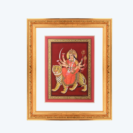 Handmade Durga Maa| Wall Decoration Painting with Divine Illustration| Stunning & Durable Wall Art| A Perfect Gift Option For Special Occasions|