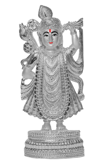 DIVINITI SHRI NATH JI SILVER IDOL