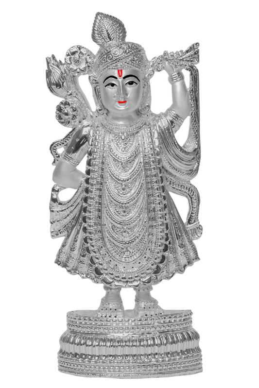 DIVINITI SHRI NATH JI SILVER IDOL