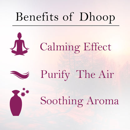 Diviniti Dhoop Cone Jar for Pooja, Prayer, Worship| Dhoop Cone with Rich Fragrance| Fragrance for Soft, Mesmerizing Aroma| Toxin-Free, 100% Natural (Pack of 3)