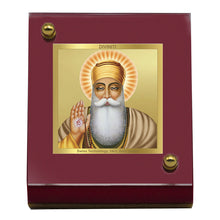 Load image into Gallery viewer, Diviniti 24K Gold Plated Guru Nanak Frame For Car Dashboard, Home Decor, Table Top (5.5 x 6.5 CM)
