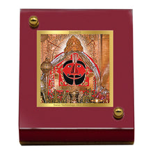 Load image into Gallery viewer, Diviniti 24K Gold Plated Salasar Balaji Frame For Car Dashboard, Home Decor, Table and Puja (6.5 x 5.5 CM)
